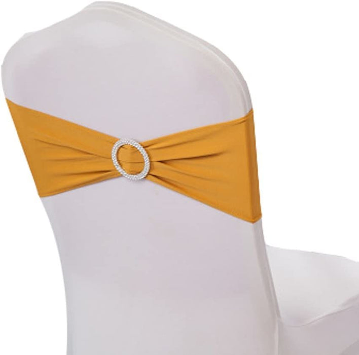 Lycra Band with Buckle - Gold