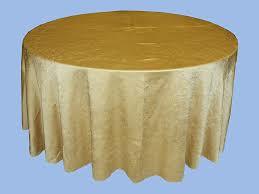 Linen - Antique Gold - Crushed Velvet - 120 Round
