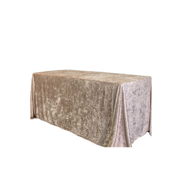 Linen - Ivory - Crushed Velvet - 70x144