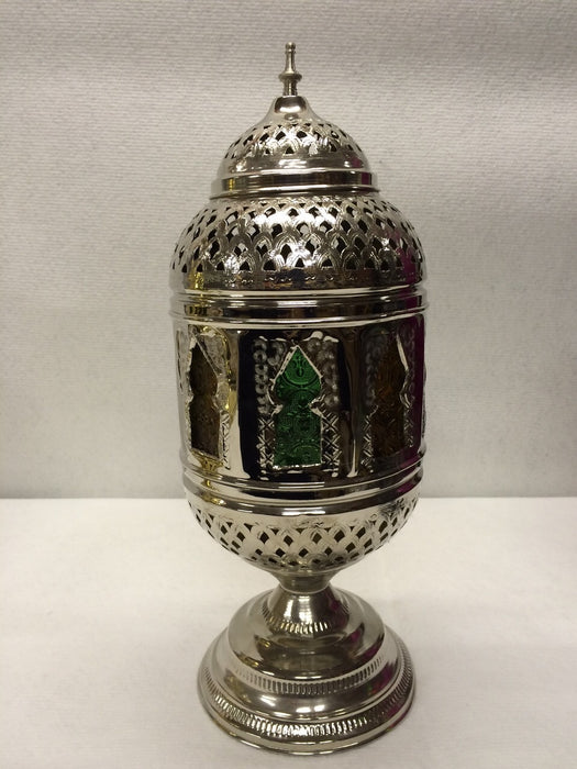 Lantern - Moroccan - Silver - 44cm