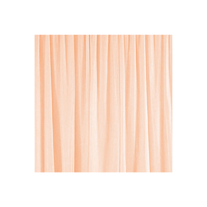 Pleated Draped Curtains - Peach