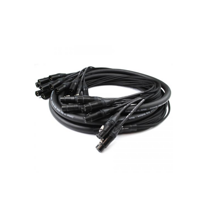 XLR - Loom - 8-way Male to Female - 20M