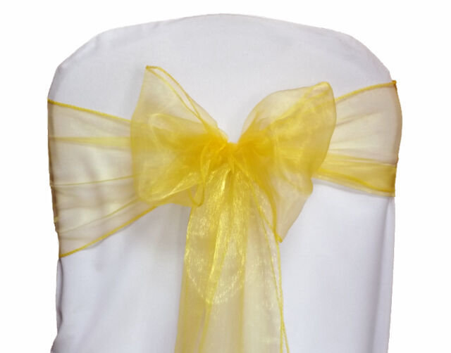 Sashes - Yellow - Organza